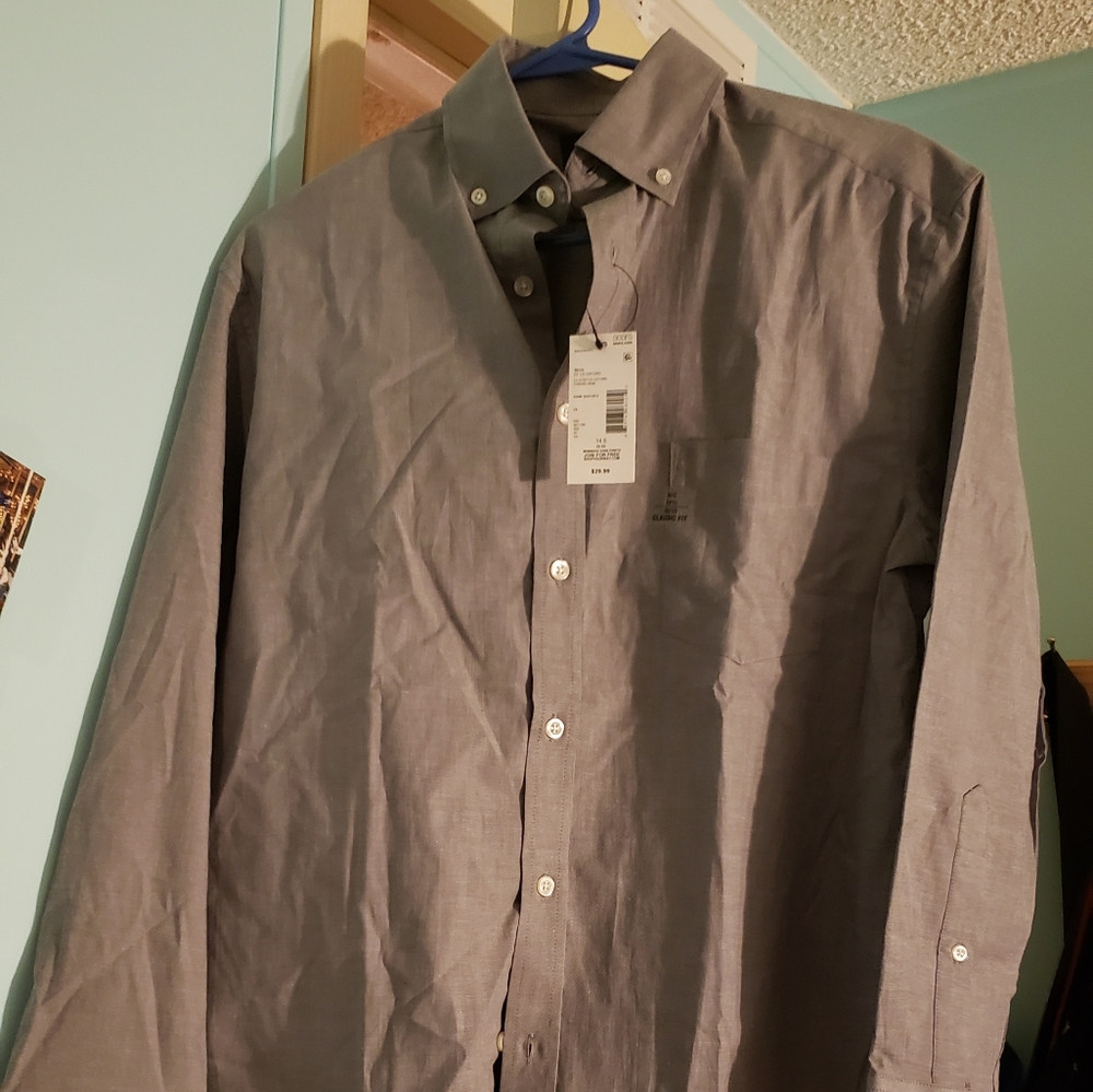 Grey dress shirt